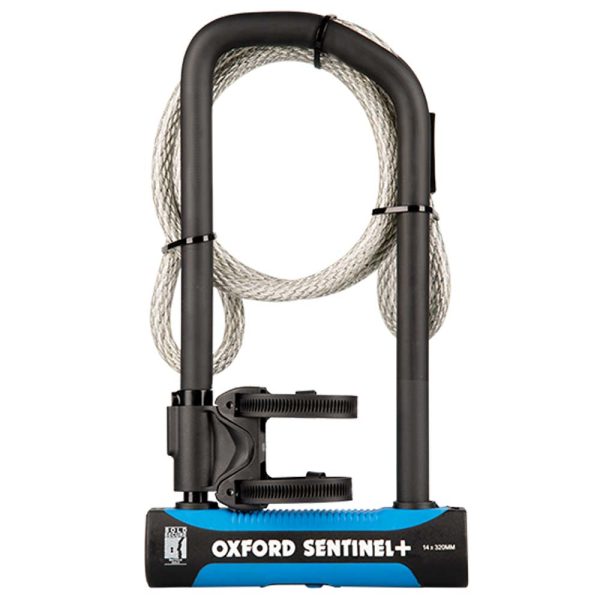 Oxford Sentinel Pro Duo U-Lock 320mm x 177mm + cable