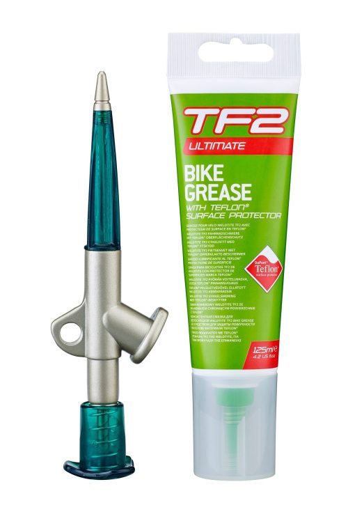 TF2 Bike Grease with Teflon & Grease Gun 125ml