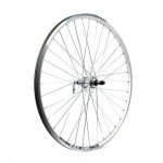 ETC Rear Wheel Hybrid/City 700C Alloy Double Wall Silver Gear Sided Quick Release
