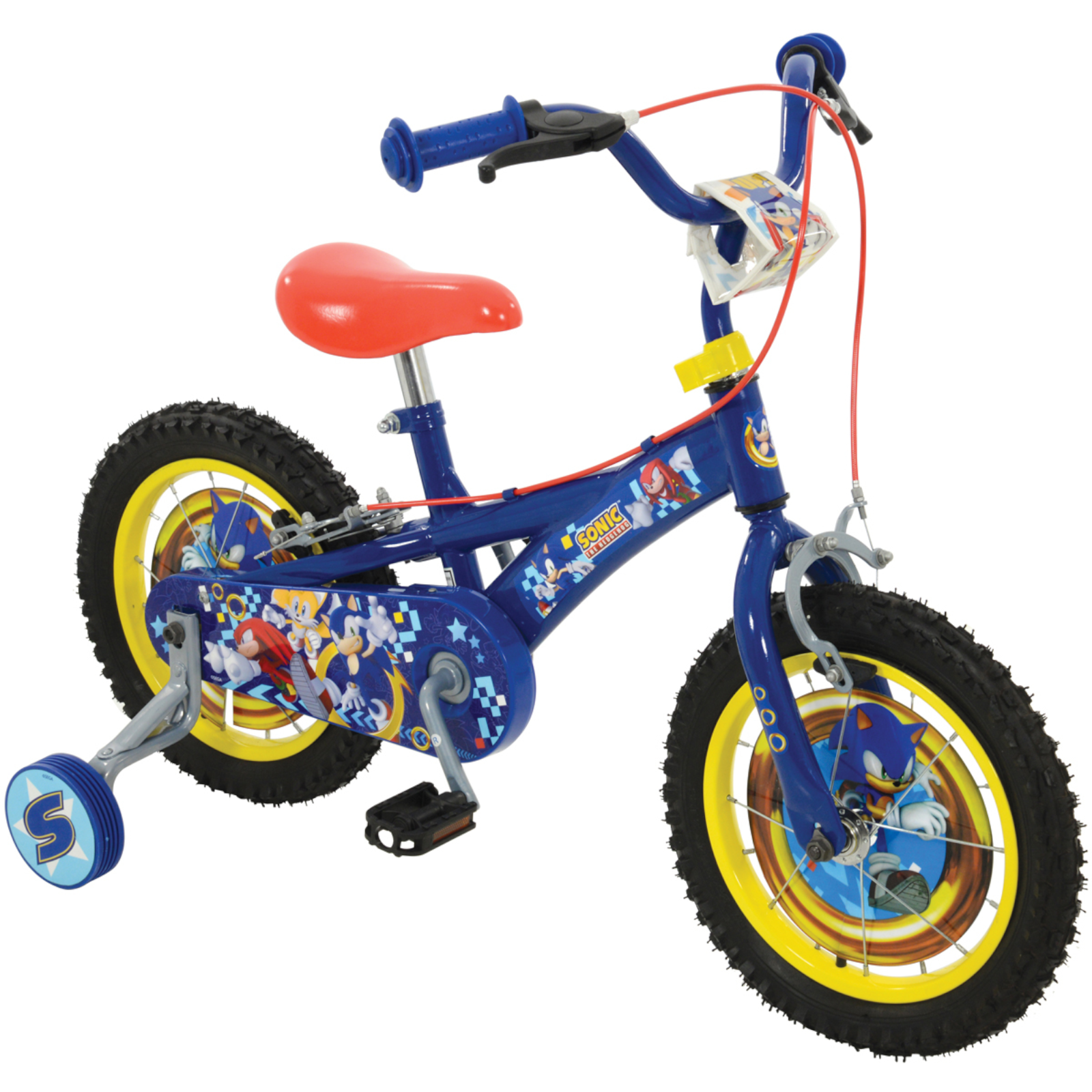 14 Inch Bike Sonic the Hedgehog Children Bicycle with Stabiliser Steel Frame