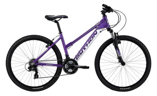 PYTHON 26" ROCK LADIES FRONT SUSPENSION SHIMANO 21 SPEED PURPLE