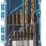 HSS Drill Bit Set 15 pcs - Sizes: 2x1.5 / 2x2 / 2x2.5 / 1x3 / 1x3.2 / 1x3.5 / 1x4 / 1x4.5 / 1x5 / 1x6 / 1x8 / 1x10mm (approx.) - Suitable for Wood, Metal and Plastic - Zirconium-nitride coated - Material: HSS 4241 steel - Hardness: HRC 61-67 - Weight incl. packaging: 350g (approx.)