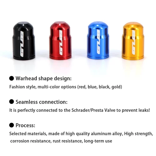 Aluminum Bicycle  Schrader/Presta Tire Valve Cap - Image 13