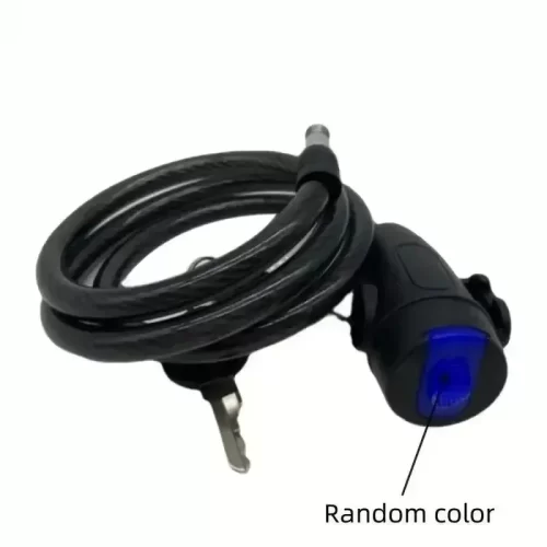 Bicycle Cable Lock with Bracket and 2 Keys - Image 3