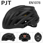 Ultralight  Bicycle Helmes With  Rear Red  Taillight LED Fitted