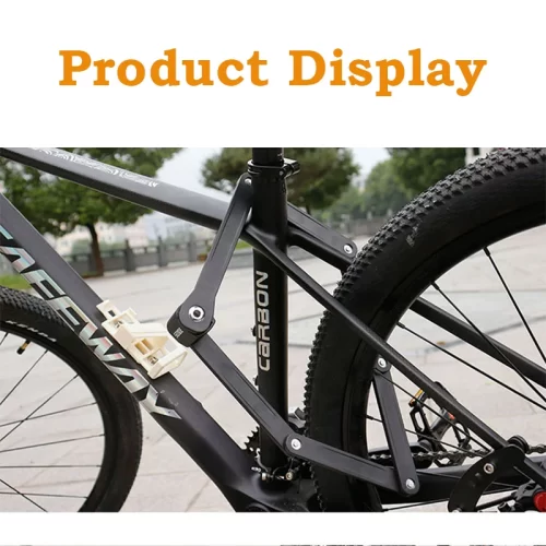 Bicycle Folding Chain Bike Lock - Image 3