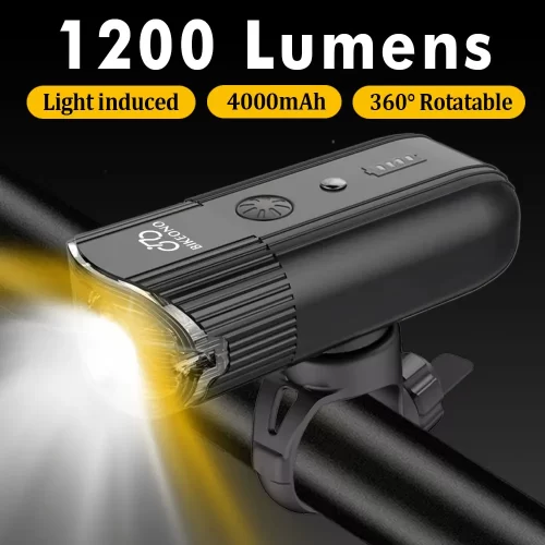 Bicycle LED Rechargeable FrontLight 1200 Lumens