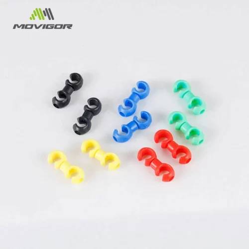 10/20 PCS S-Shaped Cross Cable Clips for Bicycle Brake Shift Line Rotatable MTB Bike Hose Guide Tidy Ties Buckle Holder C Hooks - Image 3