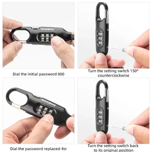 Portable Bicycle Lock High Security Anti-theft Locks Safety - Image 6