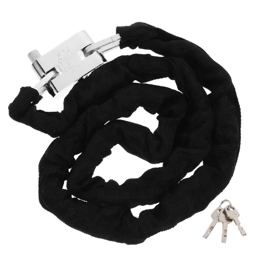 120cm Bike Lock Mountain Bike Lock Security Anti-Theft Chain Lock Heavy Duty Chain Padlock for Outdoor Cycling Motorcycle - Image 5