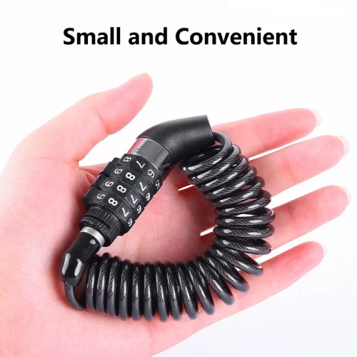 Bicycle lock wire chain Bicycle mountain bike motorbike anti-theft combination lock luggage helmet universal locks Accessories - Image 4