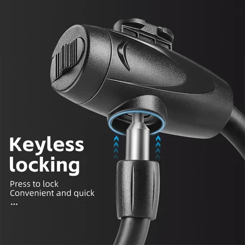 WEST BIKING Anti-freeze Bike Cable Lock 1.2/1.5m Thicken Anti-theft Safety Lock Portable Bicycle Lock MTB Road Bike Accessories - Image 4