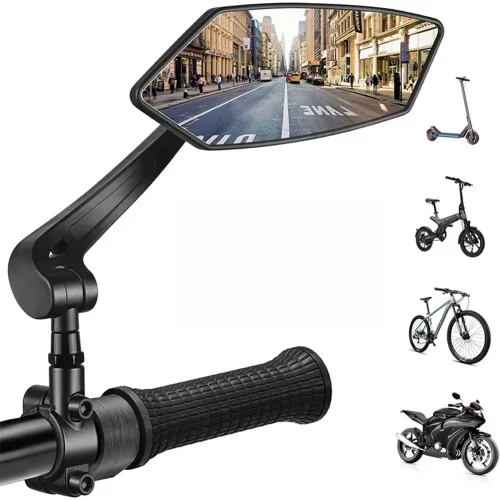 Bicycle Rearview Mirror -360 Rotation Adjustment