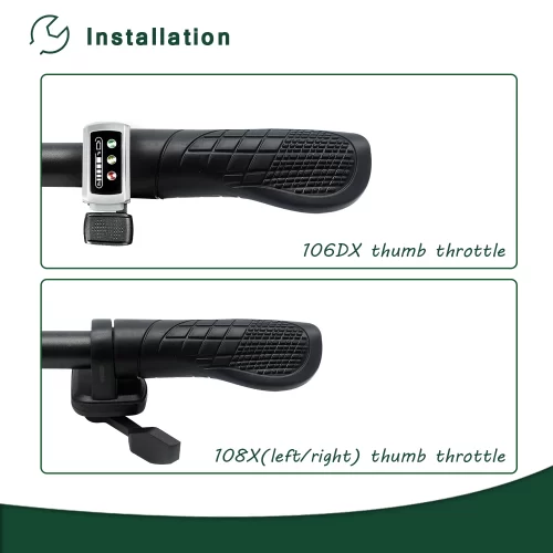 Electric Bicycle Thumb Throttle With Battery Indicator Lock - Image 5