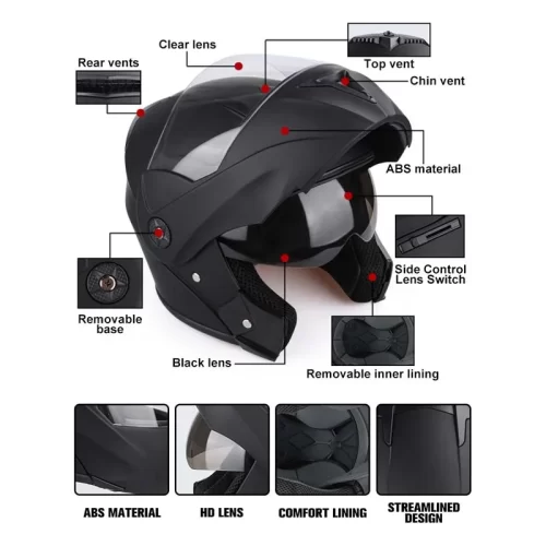 Filp Up Bicycle Helmet - Image 3
