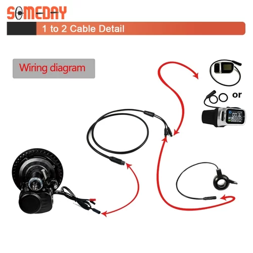 Electric Bicycle TSDZ2 Thumb Throttle and E-bike Speed Throttle for VLCD6/XH18 - Image 6