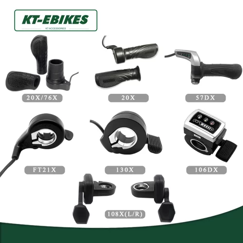 Electric Bicycle Thumb Throttle With Battery Indicator Lock
