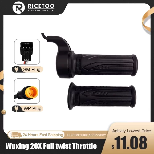 eBike 20X Full Twist throttle Right Hand 12V-72V 3pin