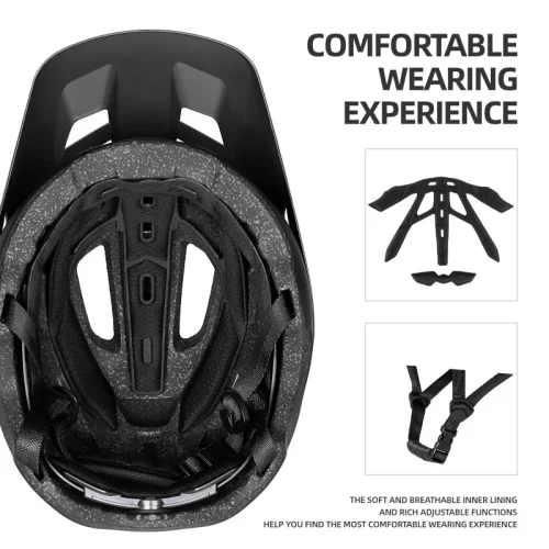 BATFOX Bike Helmet Overall Molded Mountain Road Helmet Ultralight Men Bicycle Cycling Equipment DH AM Casco Ciclismo Bicicleta - Image 4