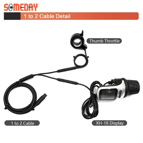 Electric Bicycle TSDZ2 Thumb Throttle and E-bike Speed Throttle for VLCD6/XH18 - Image 5