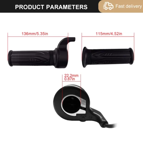eBike 20X Full Twist throttle Right Hand 12V-72V 3pin - Image 5