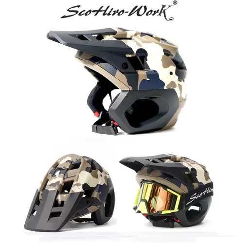 Mountain Bike Helmet With Integrated Ear Protection - Image 4