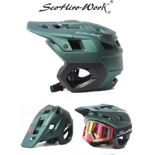 Mountain Bike Helmet With Integrated Ear Protection - Image 3