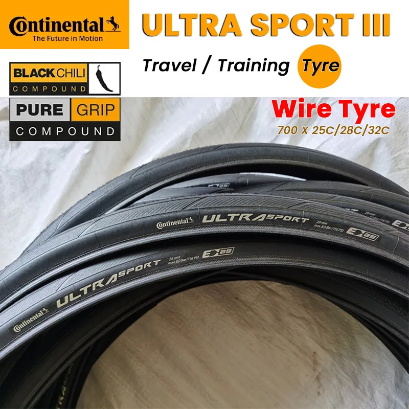 Continental Road Bike Tires 700 X 25 28 32 ULTRA SPORT III