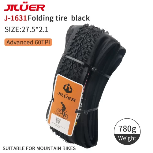 Foldable Tire 26X1.95/27.5X2.1/27.5X2.0/29X2.2 Black/Yellow 60TP - Image 3