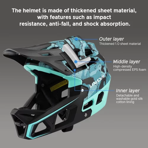Full Face Mountain Bike Helmet - Image 2