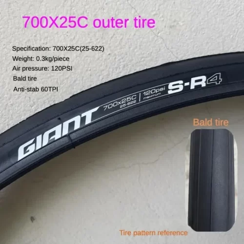 Giant Giant Escape Highway Travel Bike 700cx38/32/28/25 Outer Tire Inner and Outer Tire - Image 5