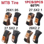 Foldable Tire 26X1.95/27.5X2.1/27.5X2.0/29X2.2 Black/Yellow 60TP