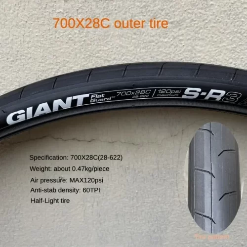 Giant Giant Escape Highway Travel Bike 700cx38/32/28/25 Outer Tire Inner and Outer Tire - Image 6