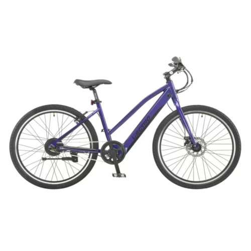 Lectro Adventurer 26 Inch Wheel Electric Bike Purple Single Gear
