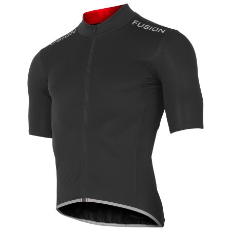FUSION - SLi CYCLING SHORT SLEEVE JACKET-BLACK-L