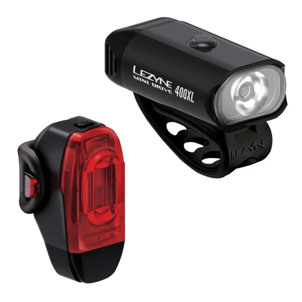 Lezyne - Mini Drive 400XL /  KTV Drive+ Pair - Black / Black