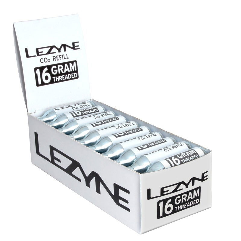 Lezyne - 16G Threaded CO2 Cartridge Box of 30