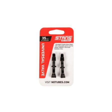 Stans No Tubes - VALVE STEM PAIR UNI AL PRESTA 35MM BLACK