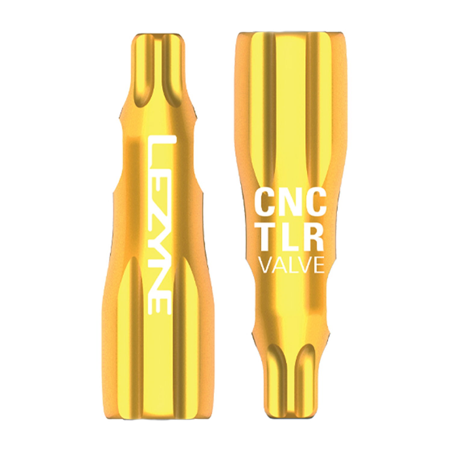 Lezyne - CNC TLR Valve Caps Only (Pair) - Gold