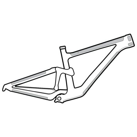 Lizard Skins - Clear Protective Frame Wrap - Frame Kit