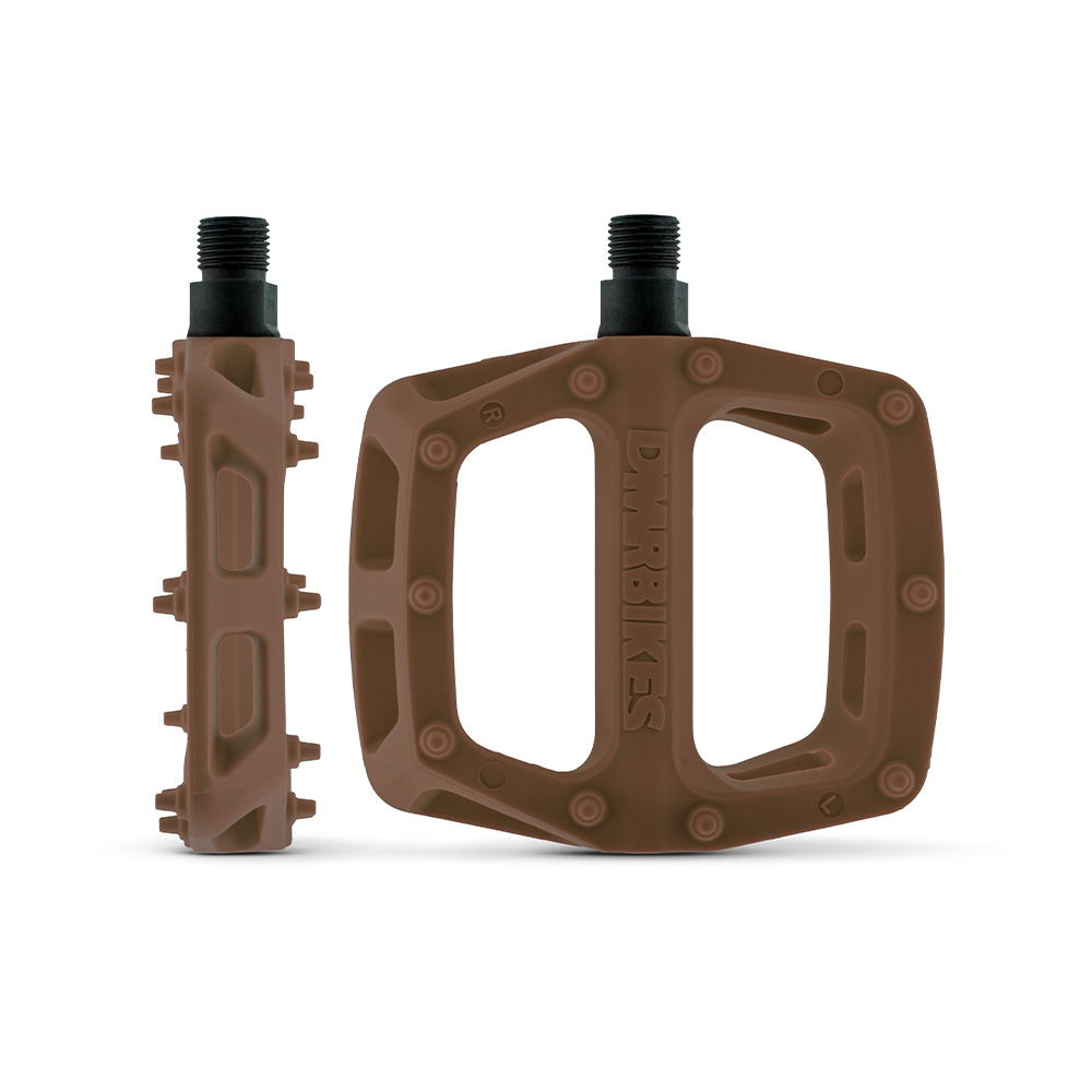 DMR - V6 Plastic Pedal - Cro-Mo Axle - Earth Brown