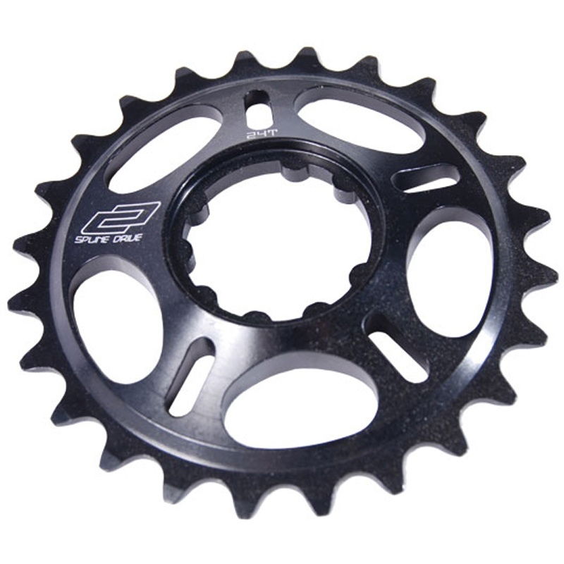 DMR - Spline Drive Chain Ring - 24t - Black