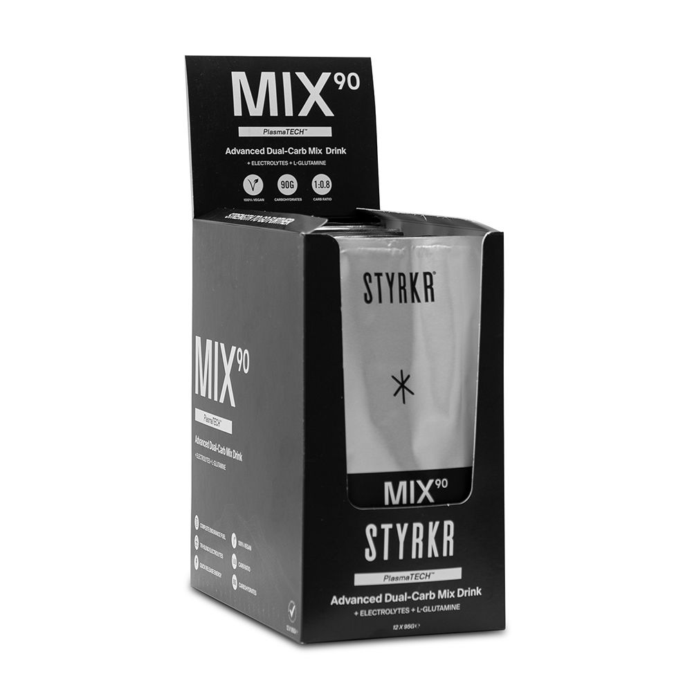 STYRKR - MIX90 Caffeine Dual-Carb Energy Drink Mix x12