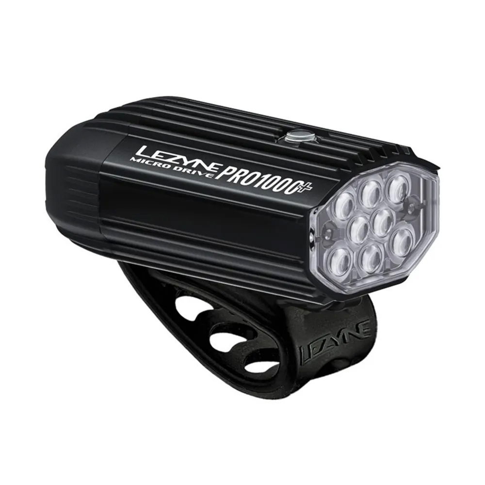 Lezyne - Micro Drive Pro 1000+ Front - Satin Black