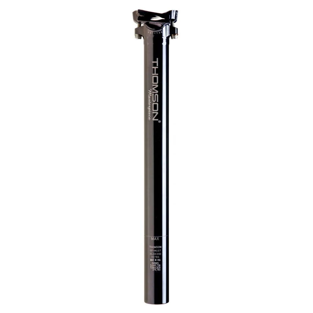 Thomson - Masterpiece Seatpost Inline Black 27.2 x 330