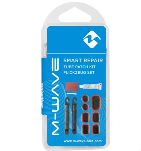 M-Wave Puncture Repair Kit with Tyre Levers