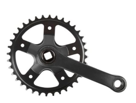 36T Chainset Black 127mm Crank