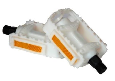 1/2” Junior Pedals White