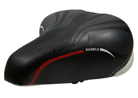 Classic Sprung Saddle Black / Red