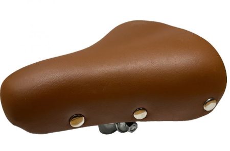 Leather Effect Studded Sprung Saddle